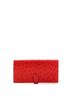 Hermès Red Bearn Wallet Ostrich Long One size - photo 2