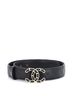Chanel 100% Leather Black Woven Chain CC Buckle Belt Quilted Leather Wide One size - photo 1
