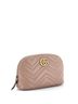 Gucci 100% Leather Tan GG Marmont Cosmetic Case Matelasse Leather Large One size - photo 3