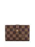 Louis Vuitton 100% Coatead Canvas Brown French Purse Wallet Damier One size - photo 1