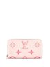 Louis Vuitton 100% Leather Pink Zippy Wallet Bicolor Monogram Empreinte Giant One size - photo 1