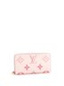 Louis Vuitton 100% Leather Pink Zippy Wallet Bicolor Monogram Empreinte Giant One size - photo 3