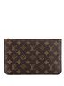 Louis Vuitton 100% Coatead Canvas Brown Neverfull Pochette Monogram Canvas Large One size - photo 1