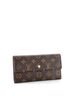 Louis Vuitton 100% Coatead Canvas Brown Porte Tresor International Wallet Monogram Canvas One size - photo 3