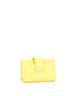 Chanel 100% Leather Yellow CC French Wallet Quilted Caviar Small One size - photo 4