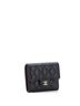 Chanel 100% Leather Black CC Compact Classic Flap Wallet Quilted Caviar One size - photo 4