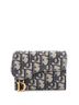 Christian Dior 100% Canvas Blue Saddle 5-Gusset Card Case Oblique Canvas One size - photo 1