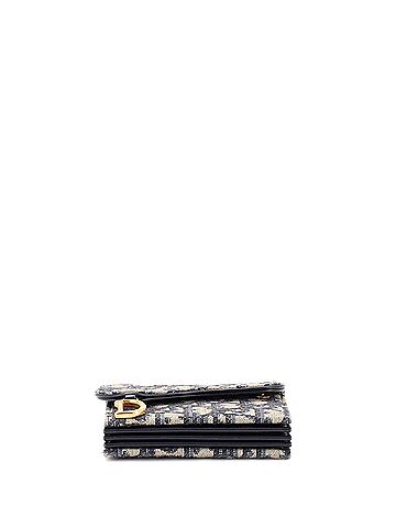 Christian Dior Saddle 5-Gusset Card Case Oblique Canvas (view 2)