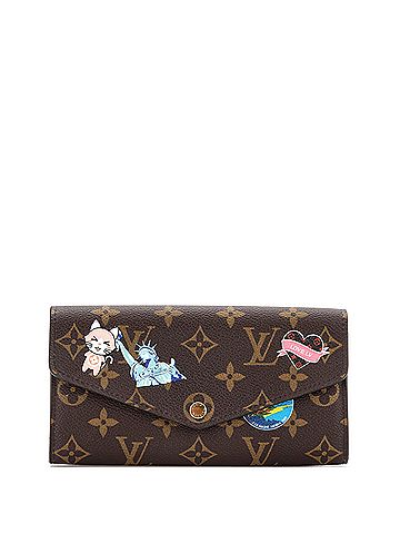 Louis Vuitton Sarah Wallet NM Limited Edition World Tour Monogram Canvas (view 1)