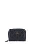 Chanel 100% Leather Black CC Zip Coin Purse Quilted Caviar Small One size - photo 1