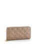 Louis Vuitton 100% Leather Tan Coussin Zippy Wallet Monogram Embossed Lambskin One size - photo 3