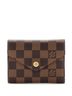 Louis Vuitton 100% Coatead Canvas Brown Victorine Wallet Damier One size - photo 1