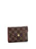 Louis Vuitton 100% Coatead Canvas Brown Victorine Wallet Damier One size - photo 3