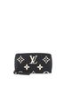 Louis Vuitton 100% Leather Black Zippy Wallet Bicolor Monogram Empreinte Giant One size - photo 1