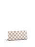 Louis Vuitton 100% Coatead Canvas White Clemence Wallet Damier One size - photo 3