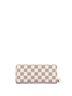 Louis Vuitton 100% Coatead Canvas White Clemence Wallet Damier One size - photo 4