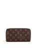 Louis Vuitton 100% Coatead Canvas Brown Zippy Wallet Monogram Canvas One size - photo 1