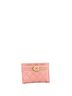 Chanel 100% Leather Pink Boy Card Holder Quilted Lambskin One size - photo 4