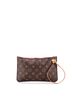 Louis Vuitton 100% Coatead Canvas Brown Neverfull Pochette Monogram Canvas Large One size - photo 4
