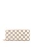 Louis Vuitton 100% Coatead Canvas White Clemence Wallet Damier One size - photo 1