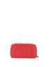 Chanel 100% Leather Red Boy Zip Around Wallet Quilted Caviar Long One size - photo 4