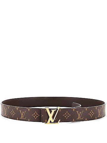 Louis Vuitton LV Initiales Reversible Belt Monogram Canvas and Leather Wide (view 2)