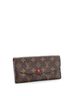 Louis Vuitton 100% Coatead Canvas Brown Emilie Wallet Monogram Canvas One size - photo 3