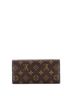 Louis Vuitton 100% Coatead Canvas Brown Emilie Wallet Monogram Canvas One size - photo 4