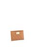 Chanel 100% Leather Tan Boy Card Holder Quilted Caviar One size - photo 4