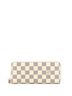 Louis Vuitton 100% Coatead Canvas White Clemence Wallet Damier One size - photo 1