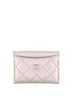 Chanel 100% Leather Classic Card Holder Quilted Iridescent Calfskin One size - photo 1