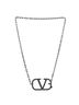 Valentino Garavani 100% Metal Black VLogo Chain Link Belt Embellished Metal One size - photo 1