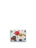 Gucci 100% Canvas Blue GG Marmont Flap Card Case Flora Canvas One size - photo 4