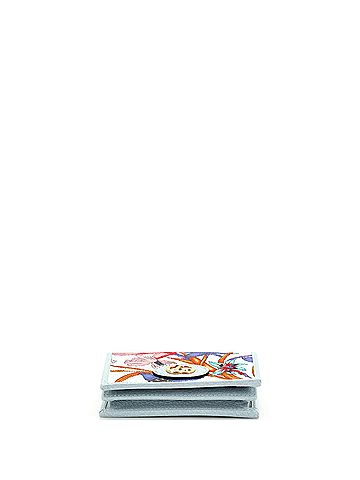 Gucci GG Marmont Flap Card Case Flora Canvas (view 2)