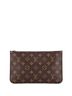 Louis Vuitton 100% Coatead Canvas Brown Neverfull Pochette Monogram Canvas Large One size - photo 1