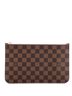 Louis Vuitton 100% Coatead Canvas Brown Neverfull Pochette Damier Large One size - photo 1