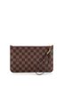 Louis Vuitton 100% Coatead Canvas Brown Neverfull Pochette Damier Large One size - photo 4