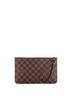 Louis Vuitton 100% Coatead Canvas Brown Neverfull Pochette Damier Large One size - photo 4