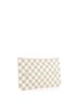 Louis Vuitton 100% Coatead Canvas White Neverfull Pochette Damier Large One size - photo 3