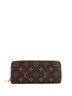 Louis Vuitton 100% Coatead Canvas Brown Clemence Wallet Monogram Canvas One size - photo 1