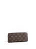 Louis Vuitton 100% Coatead Canvas Brown Clemence Wallet Monogram Canvas One size - photo 3