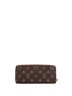 Louis Vuitton 100% Coatead Canvas Brown Clemence Wallet Monogram Canvas One size - photo 4