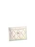 Chanel 100% Leather Multi Color Classic Card Holder Quilted Iridescent Calfskin One size - photo 3