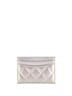 Chanel 100% Leather Multi Color Classic Card Holder Quilted Iridescent Calfskin One size - photo 4
