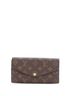 Louis Vuitton 100% Coatead Canvas Brown Sarah Wallet NM Monogram Canvas One size - photo 1