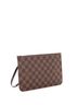 Louis Vuitton 100% Coatead Canvas Brown Neverfull Pochette Damier Large One size - photo 3