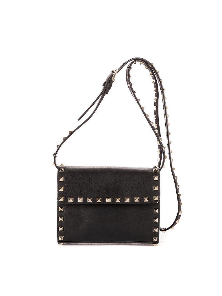 Valentino Black Rockstud Flap  One size - photo 1