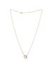 Hermès 100% 18k Rose Gold Finesse Pendant Necklace 18K Rose Gold and Diamonds One size - photo 3