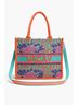 America & Beyond Orange Women's Caribbean Vacay Tote Bag One size - photo 1