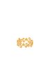 Luv AJ Gold Toned Stardust Band Ring Size 6 - photo 2